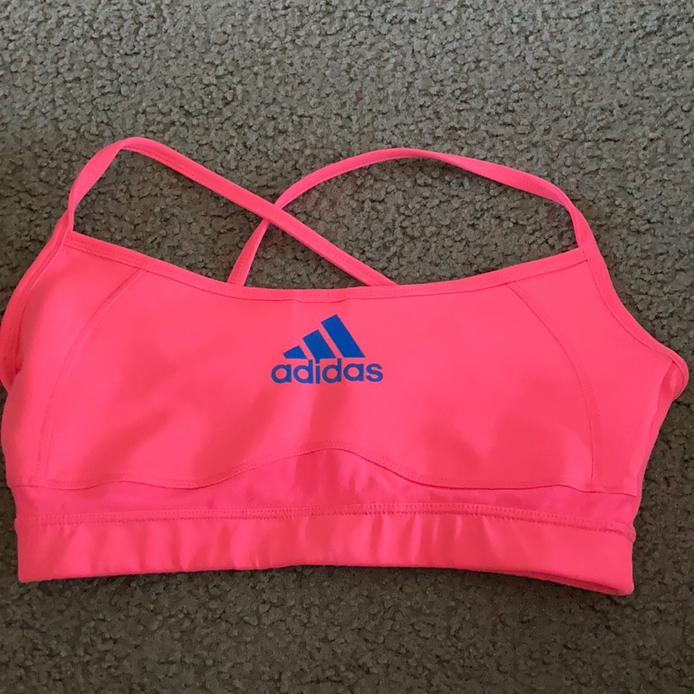 cross back adidas climalite sport bra